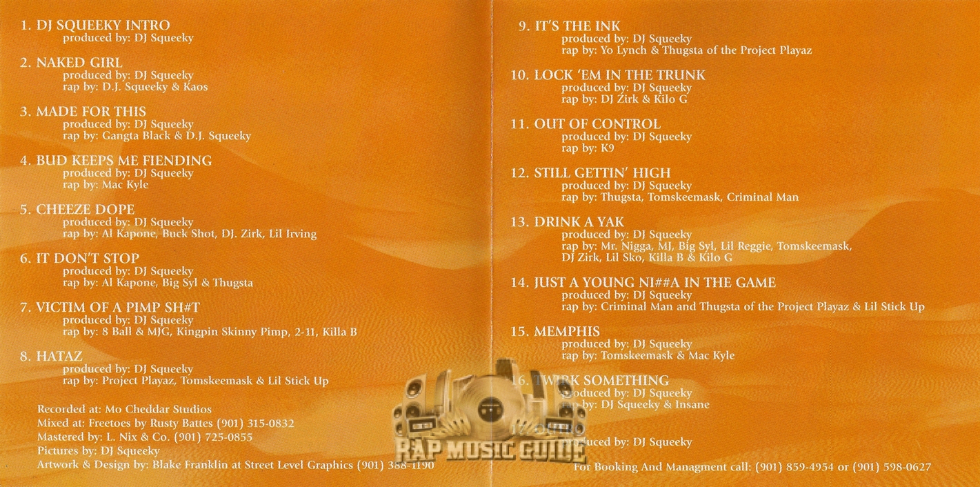 DJ Squeeky - Tha Legacy: CD | Rap Music Guide